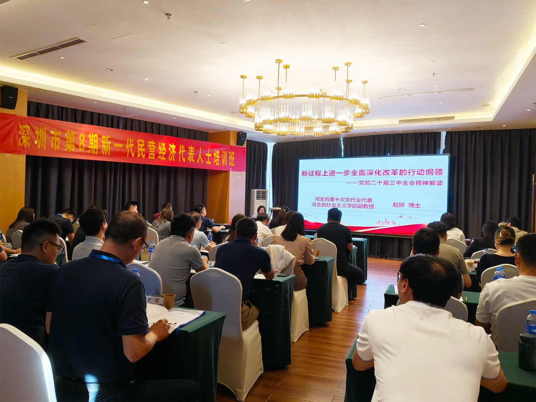 深圳市第8期新一代民营经济代表人士培训班举办